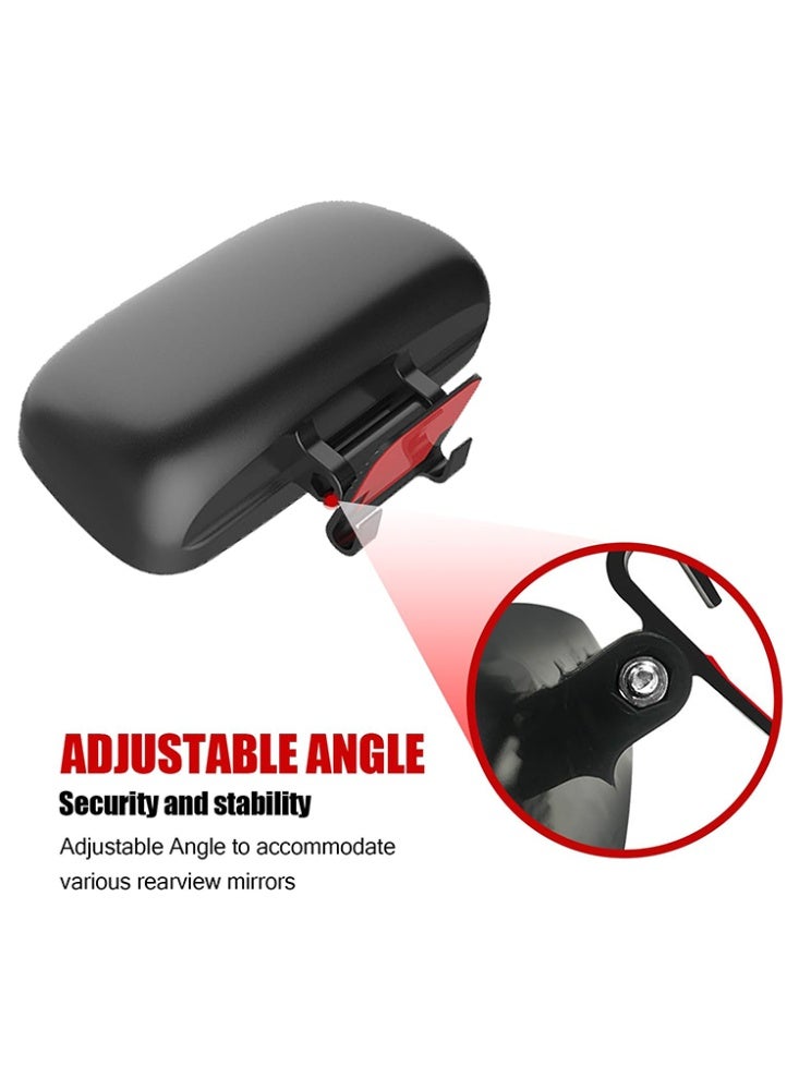 Blind Spot Mirror 360 Degree Rotation HD Glass Wide Angle Convex Side Mirror Adjustable Sticker for Safe Driving - Image 4