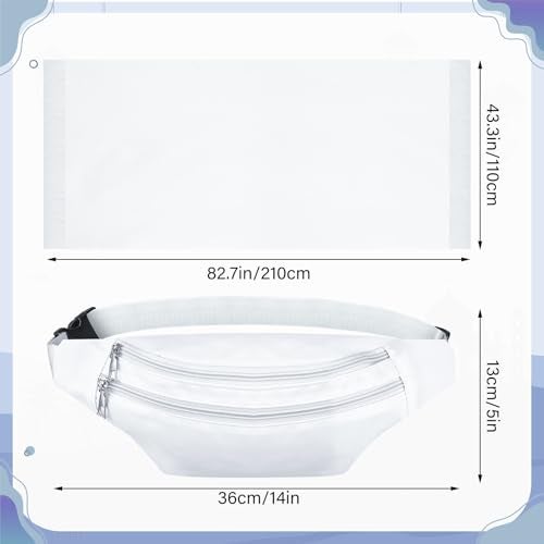 Suhine مجموعة سُحَيْنَ 14 قطعة من الإحرام للرجال لأساسيات الحج والعمرة، عباة إحرام، منشفة عمرة، حزام خصر، قبعة كوفي و10 دبابيس، مقاس مجاني - Image 2