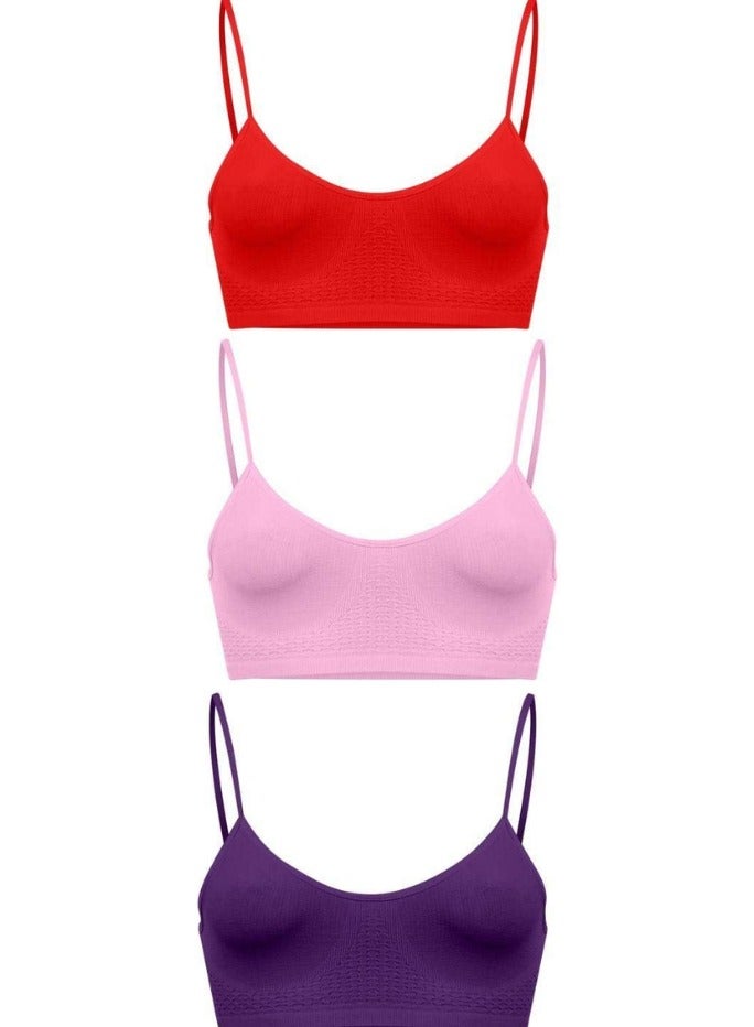 COTTONIL Women Fire Bra (Non-Padded) - Bundle of 3 (Different Colors)  - Image 1