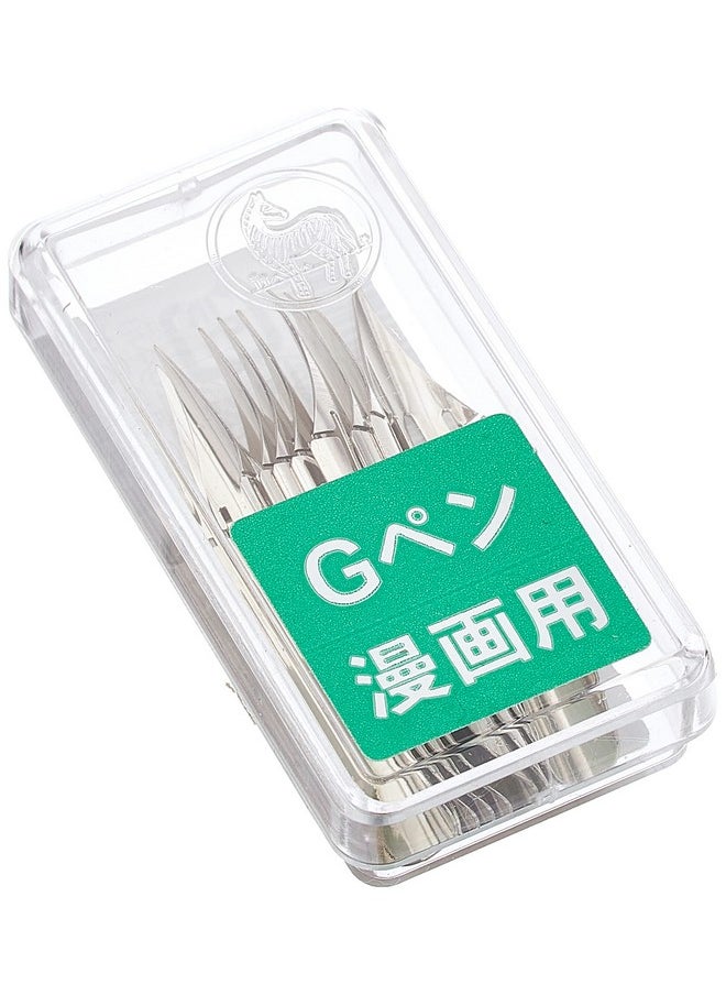 ZEBRA Zebra Comic G Model Chrome Pen Nib, Pack of 10 (PG-6C-C-K)  - Image 2