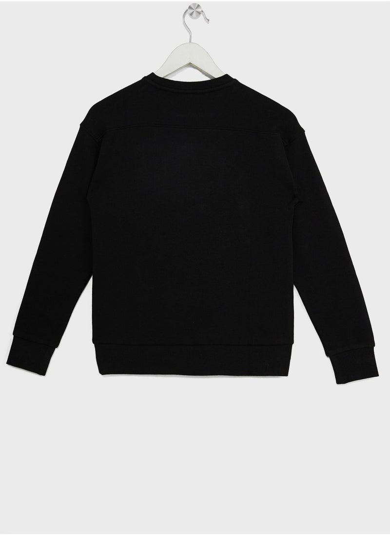 MANGO - Kids Essential Front Pocket Sweatshirt - Image 1