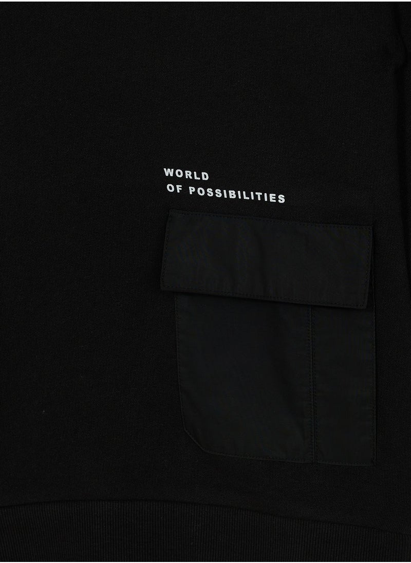 MANGO - Kids Essential Front Pocket Sweatshirt - Image 1