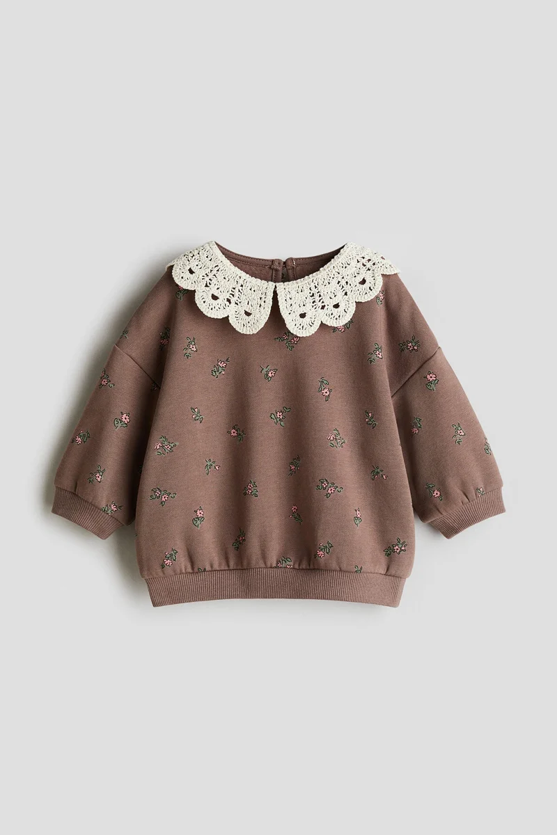 H&M Collared sweatshirt