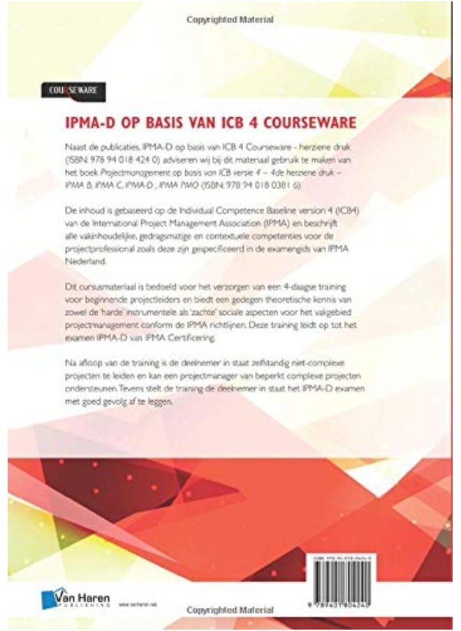 Ipma-D Op Basis Van ICB 4 Courseware - Herziene Druk  - Image 2