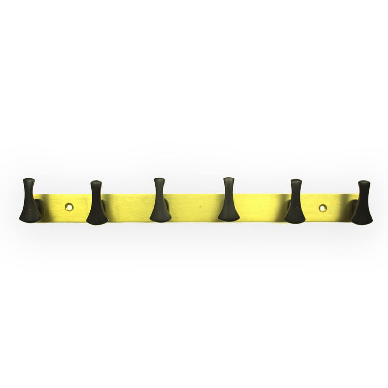 Specule Stylish 6 Pin Metal Key Holder for Wall Decor, Door, Cloth Hook khunti, Bathroom Wall,Hooks Rail for Hanging Clothes, Towel Bathroom Accessories and Office (1) - Image 1