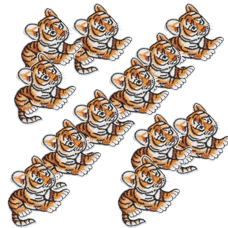 Iron On Patch: 1 Pcs Tigerkin Pattern, Non-Toxic Eco-Friendly Material, Strong Adhesion - Decorative Patch for Clothing, Bags, Hats, DIY Handmade Crafts - Image 2