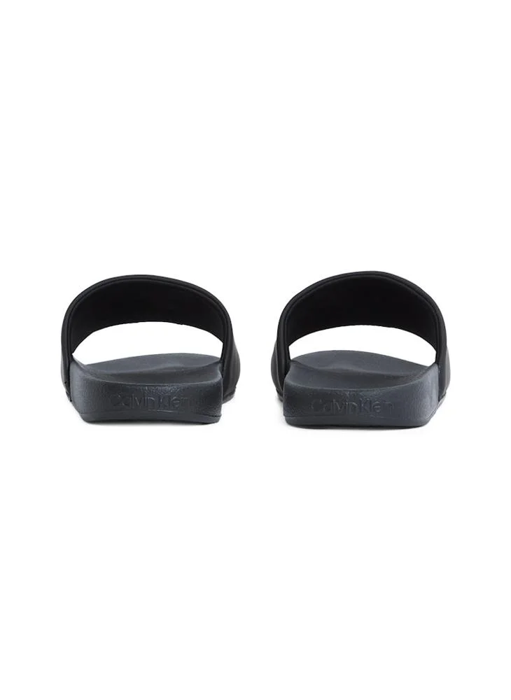 CALVIN KLEIN POOL SLIDE W/ CK SQUARE