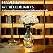 YunSheCSBS 3D Puzzles Vase for Adults Crafts for Adults 160 Pieces Plastic DIY Unique Flower Vase with LED Light House Warming Gift Birthday Gifts for Flower Arrangements and Home Decor Bridge - Image 4