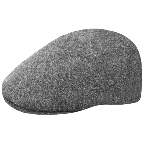 Kangol Seamless Wool 507 Flat Cap for Men and Women, Medium, Dark Flannel - Image 2