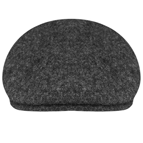 Kangol Seamless Wool 507 Flat Cap for Men and Women, Medium, Dark Flannel - Image 4