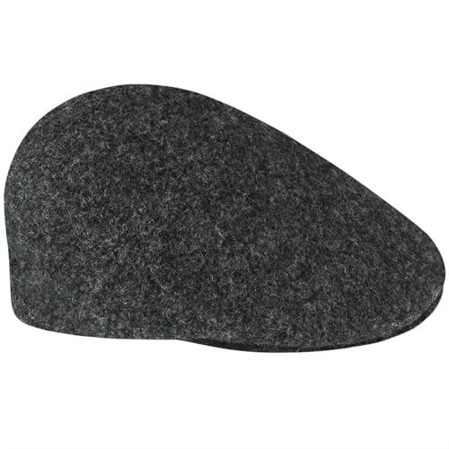 Kangol Seamless Wool 507 Flat Cap for Men and Women, Medium, Dark Flannel - Image 5