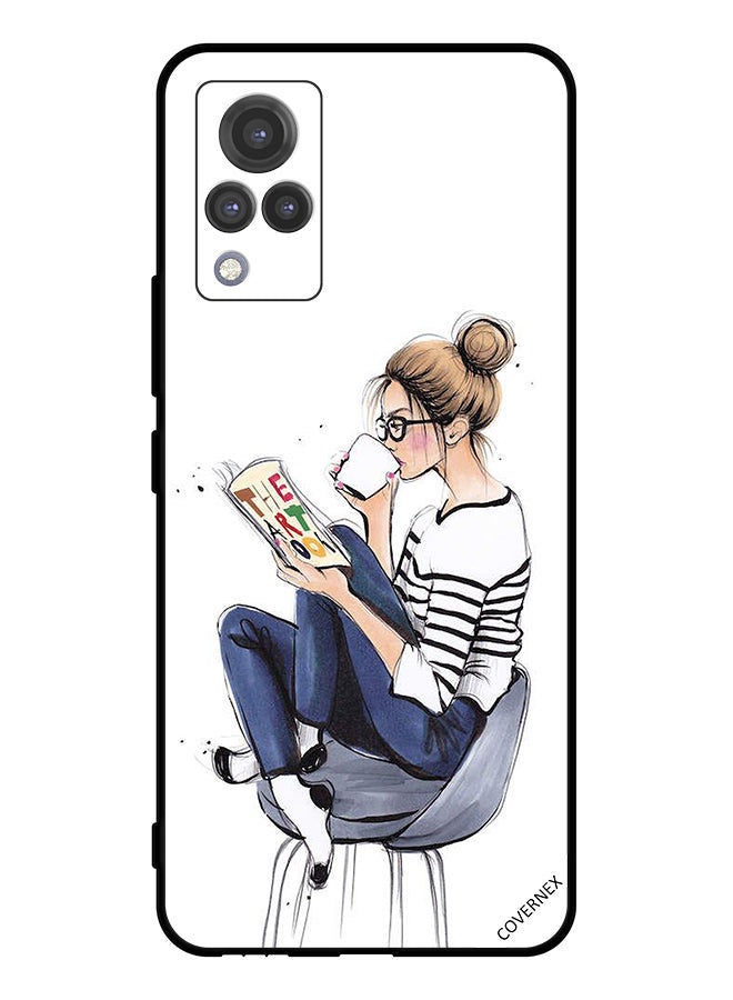Covernex غطاء حماية لجهاز vivo V21 5G لقراءة كتاب الفن - Image 1