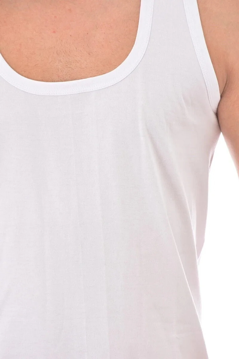 توتكو Passion Men's 6-Piece Combed Cotton Undershirt White 0101-