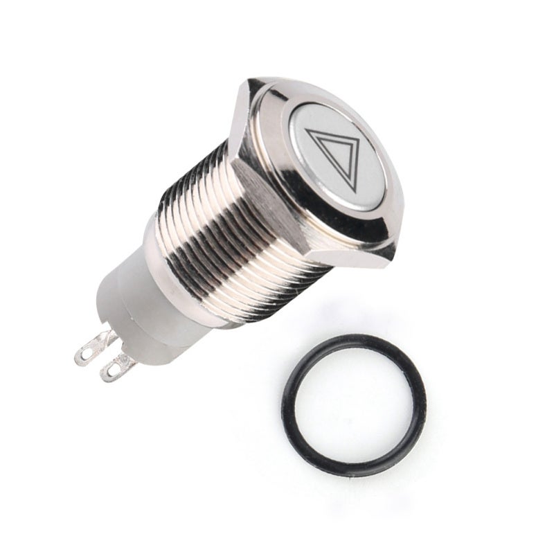 Red LED Push Switch 12V Car Warning Light - Stable Performance Emergency Push Switch With Long Life Service for Vehicles - Image 3