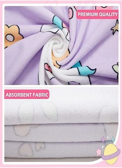 Smart Kids Bath Towel for 1-6 Years Toddler, 1Pcs Kids Hooded Towel, Microfiber Bath Towel Super Soft Robe Poncho Bathrobe, Boys Girls Swimming Beach Holiday Water Playing Pool Bath Coverups  - Image 5