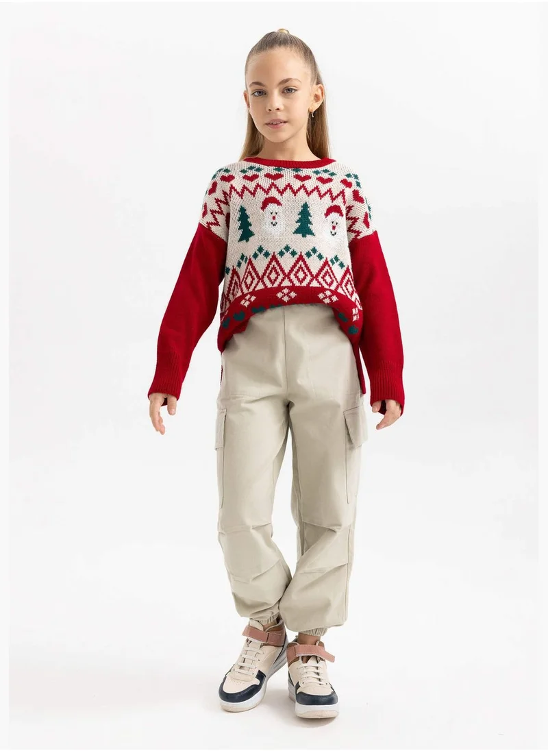 DeFacto Girl Parachute Cargo Woven Trousers