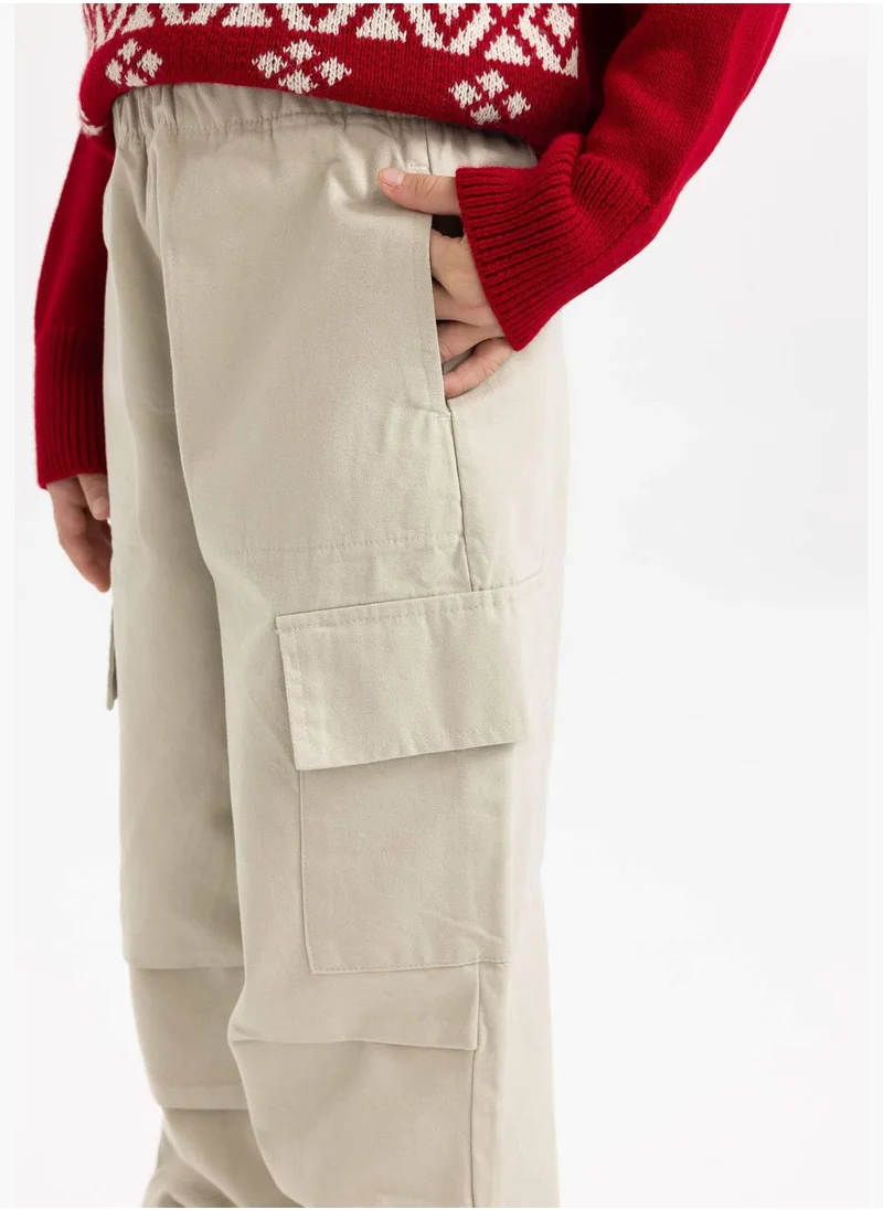ديفاكتو Girl Parachute Cargo Woven Trousers
