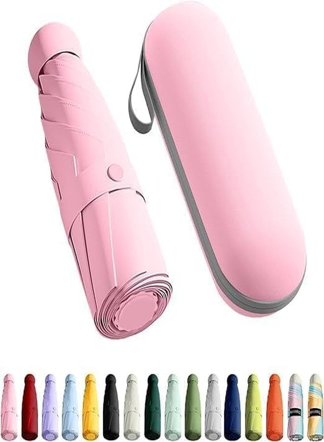PRAYAN ENTERPRISE Compact Travel Umbrella with Hard Case - Mini Folding Waterproof Windproof Umbrella for Purse, Backpack, or Car - Lightweight & Portable for Women and Men(1 pic)(multicolour) - Image 5