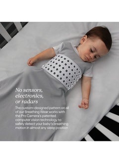 Breathing Wear Sleeping Bag 100% Cotton Baby Sleep Sack Works With Pro Monitor To Track Motion Sensor Free, Real Time Alerts, Size Medium, 6 To 12 Months - Pebble Grey - pzsku/ZE3BD1234D7990ADAAE68Z/45/_/1710305838/fc392e41-dcbd-4b6c-b93e-9b689e213bc9