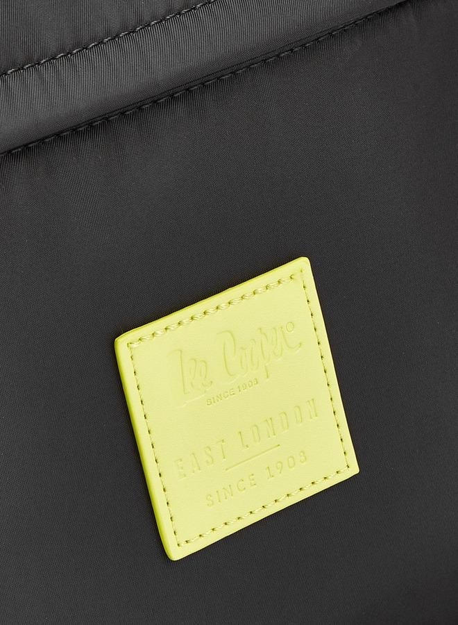 Lee Cooper Logo Applique Backpack With Zip Closure - Image 4