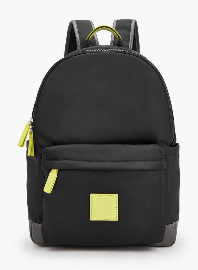 Lee Cooper Logo Applique Backpack With Zip Closure - Image 1