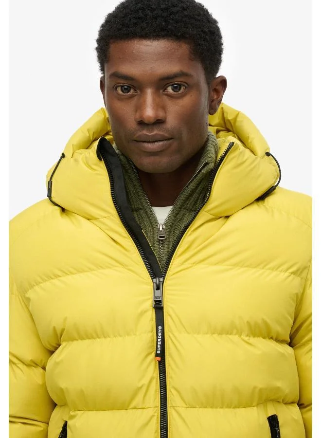 Hooded Sports Puffer Jacket