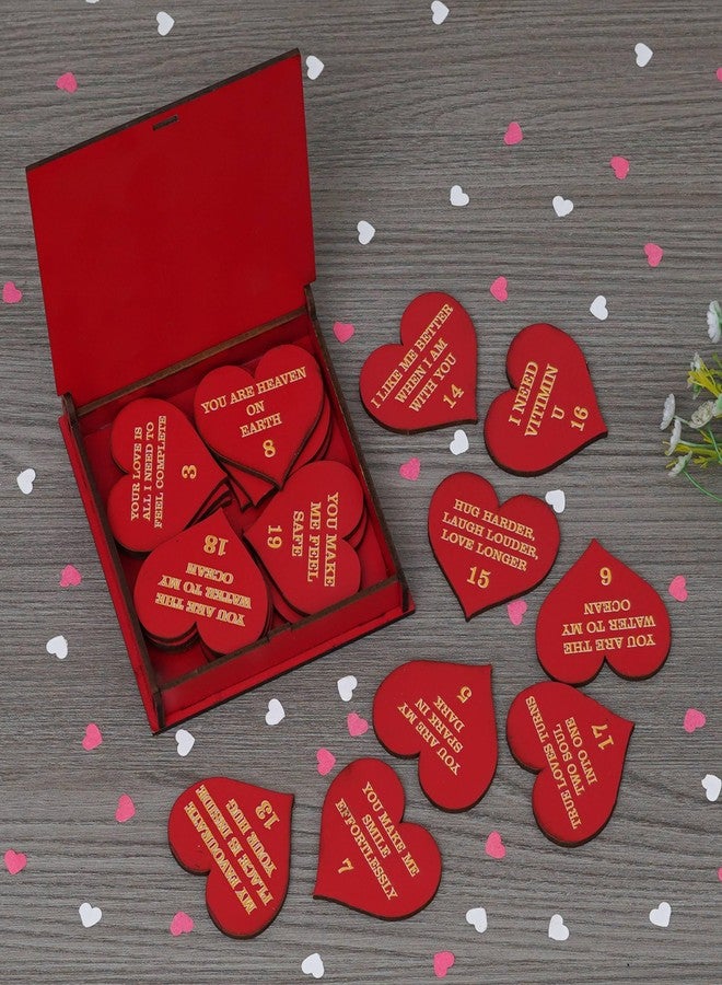 APS ART PLUS STORE 20 Reason, Why I Love You Message Box For Valentine Day, Anniversary, Birthday, Gift For Loveable person - Image 1