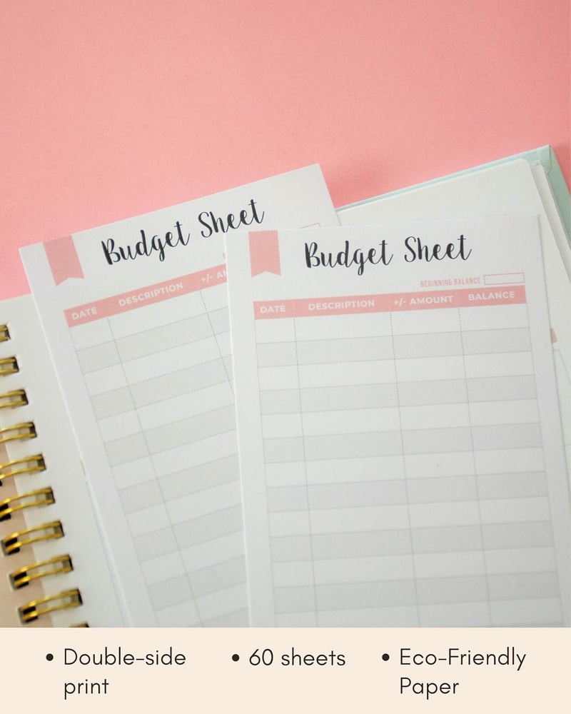 Lamare A6 Budget Binder Inserts – Weekly Budget Planner & Expense Tracker Sheets – A6 Planner Inserts for Cash Stuffing & Money Tracker - Image 4