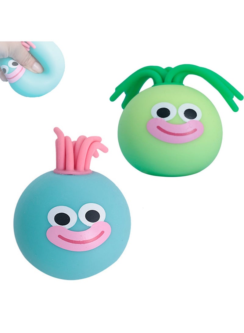 CMGTYYD Hair pulling stress relieving monsters, quirky stress relieving hair rattling toys, stress relieving and anti-anxiety toys for kids and adults - Image 1