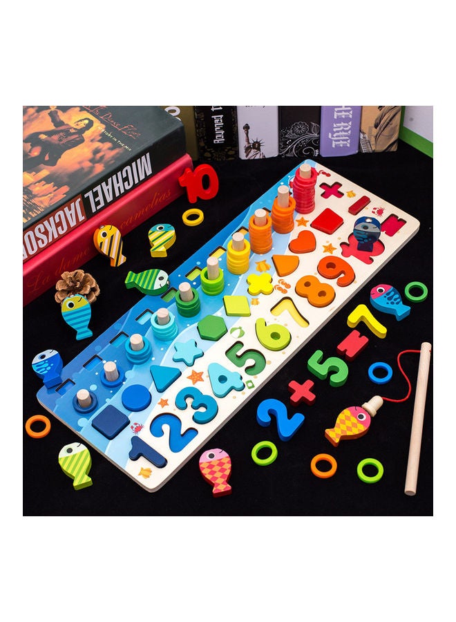 4-In-1 Wooden Number Puzzle Set - Image 2