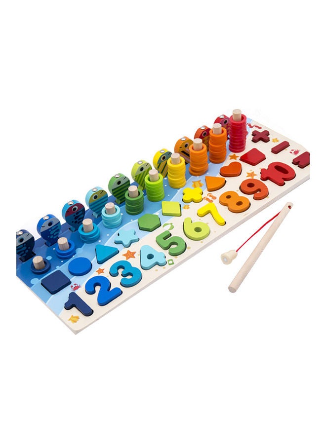 4-In-1 Wooden Number Puzzle Set - Image 1