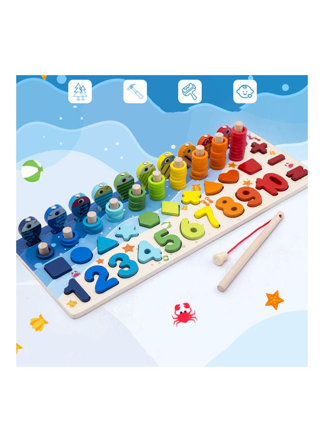 4-In-1 Wooden Number Puzzle Set - Image 3