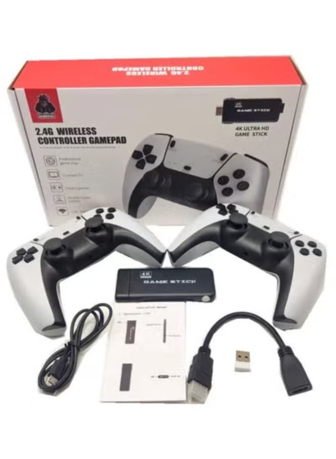 ELTRAZONE 4K HDMI Retro Gaming Console Stick with Dual 2.4G Wireless Controllers – Plug and Play HD Video Game System with Built-In Classic Games and Multiplayer Support - Image 5