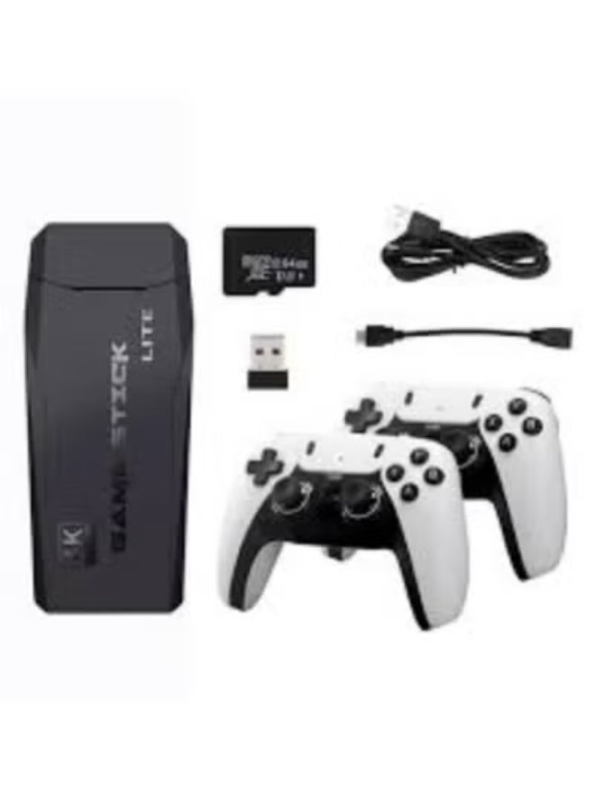 ELTRAZONE 4K HDMI Retro Gaming Console Stick with Dual 2.4G Wireless Controllers – Plug and Play HD Video Game System with Built-In Classic Games and Multiplayer Support - Image 2
