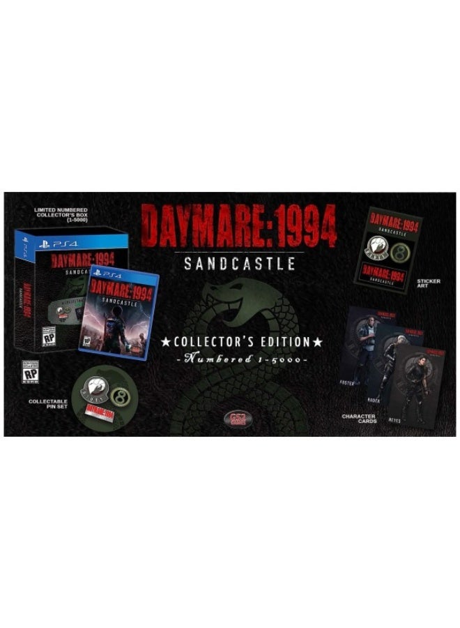 GS2 Games Daymare: 1994 Sandcastle Collector's Edition PS4 - Limited Collector's Horror Survival Game - Image 2