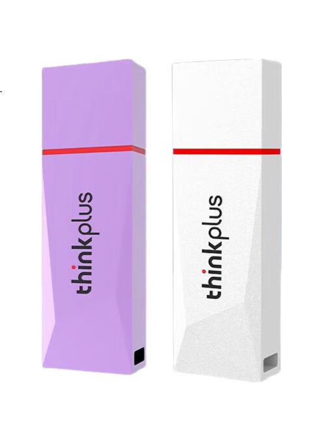 Thinkplus Lenovo 32Gb Usb3.2 Metal Flash Drive, High-Speed Read/Write 120Mb/S Large Capacity Computer Usb Drive, Office Study Car Portable Thumb Drive, Tu180 Series Purple - Image 2