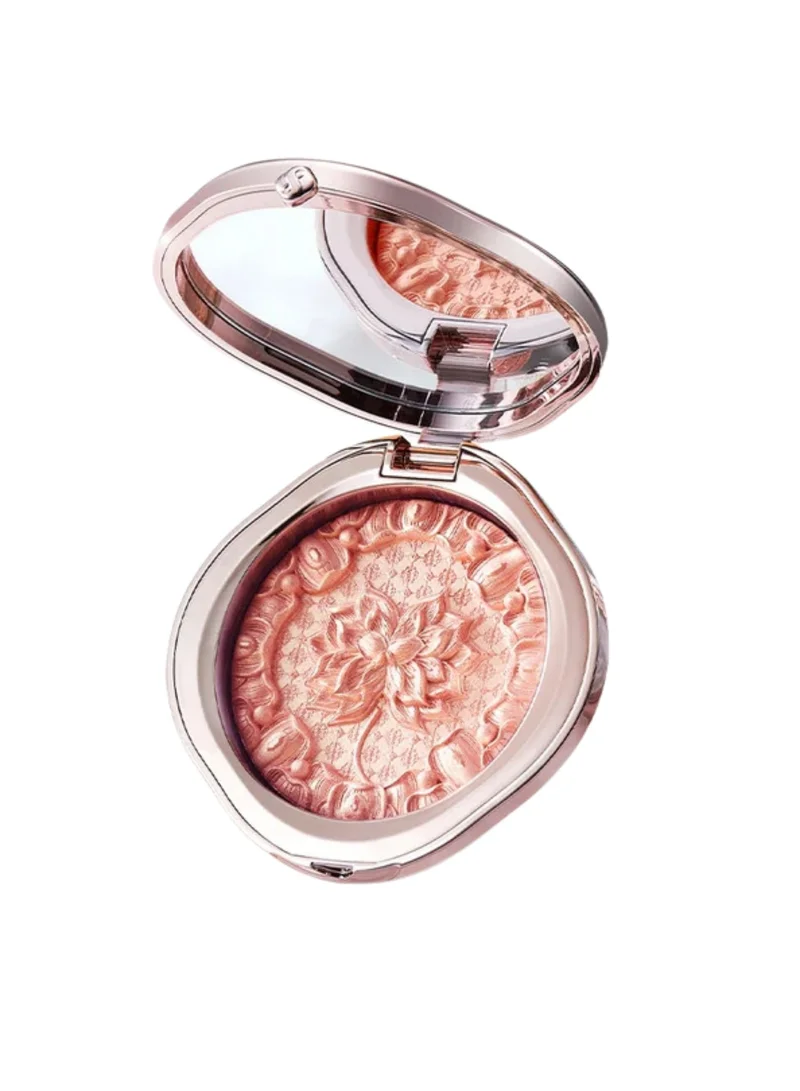 Florasis FLORASIS Twin-lotus Relief Luminous Glow Highlighter 02 Amber Glow