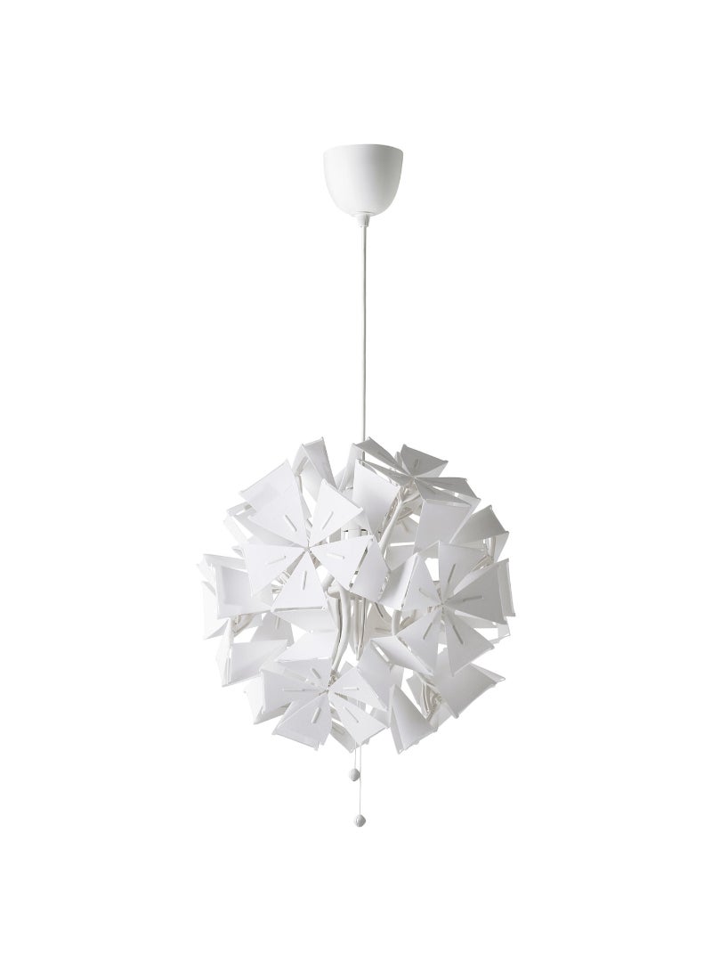 IKEA FRAKTA Pendant lamp - geometric/white - 43 cm - Image 1