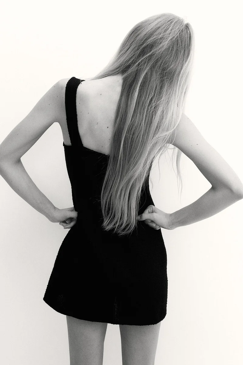 H&M Textured-Weave Dress