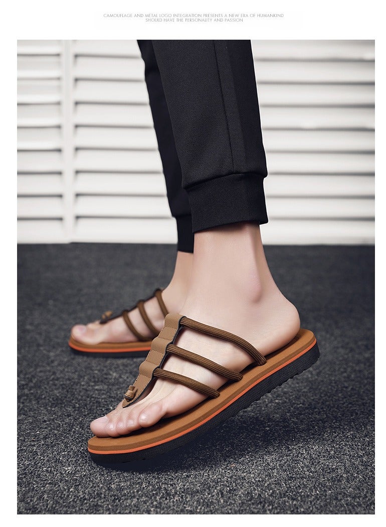 LOULUEN Non Slip Summer Beach Slippers for Home, Travel & Outdoor - Image 3