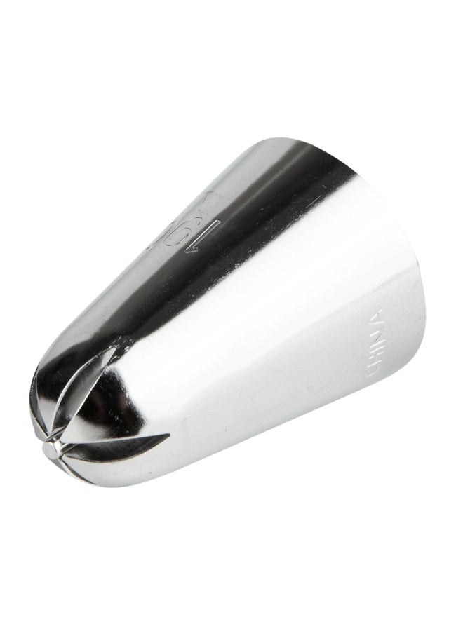 Restaurantware Pastry Tek Piping Tip, 1 Reusable Drop Flower Icing Tip - #180, Dent-Resistant, Stainless Steel Pastry Tip, Dishwasher-Safe, Decorate Cupcakes, Cakes, or Cookies - Image 1