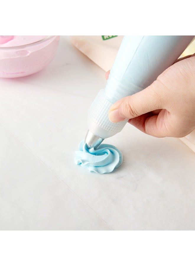 Restaurantware Pastry Tek Piping Tip, 1 Reusable Drop Flower Icing Tip - #180, Dent-Resistant, Stainless Steel Pastry Tip, Dishwasher-Safe, Decorate Cupcakes, Cakes, or Cookies - Image 4