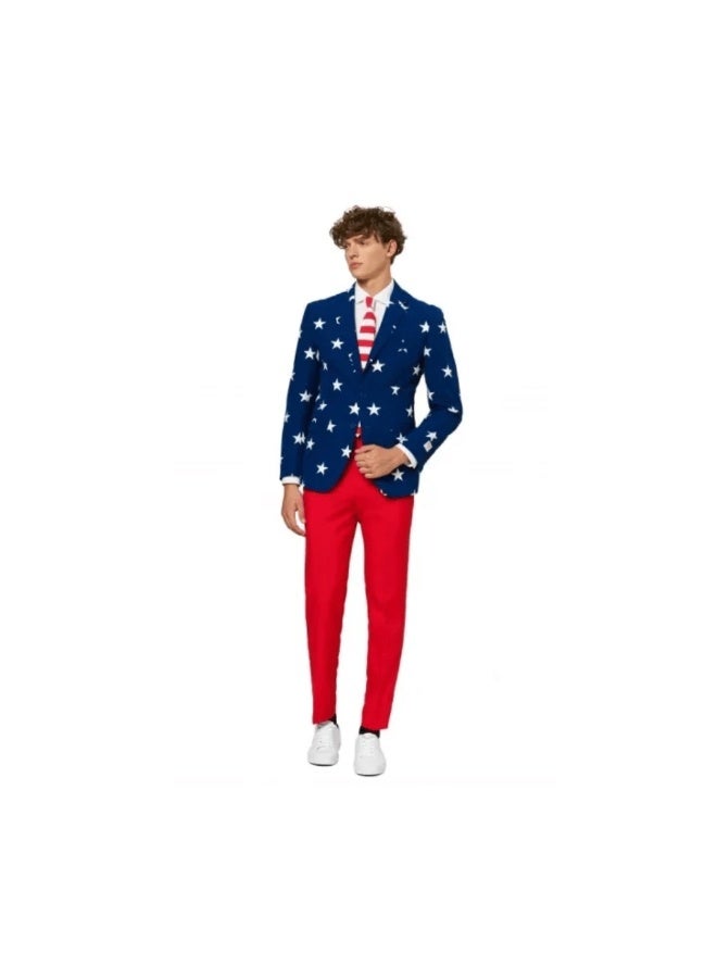 Stars and Stripes Suits - EU56 / UK46 / US46 By Opposuits