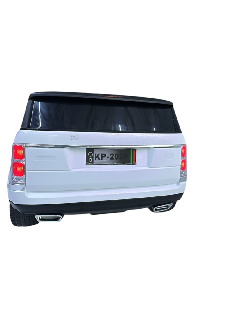 Range Rover Kids Ride-On SUV – Dual Seat, 12V 4x4, Faux Leather Seat & Blue Ambient Lights - Image 3