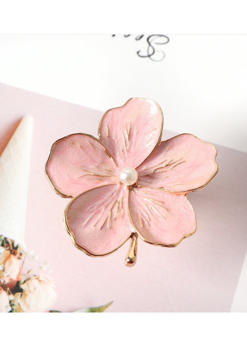 6Piece Pearl Flower Drawer Handle Set, Colorful, Durable Hardware, Easy To Install, Suitable For Kitchen, Bathroom, Office - Image 3