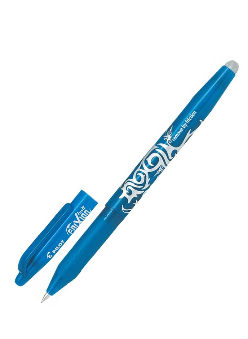 PILOT Frixion Erasable Ball Pen 0.7mm Tip Light Blue Ink  - Image 1