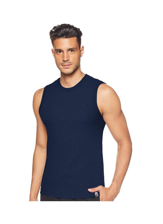 JOCKEY - Jockey 9930 Men Super Combed Cotton Rib Solid Round Neck Muscle Vest - Image 1