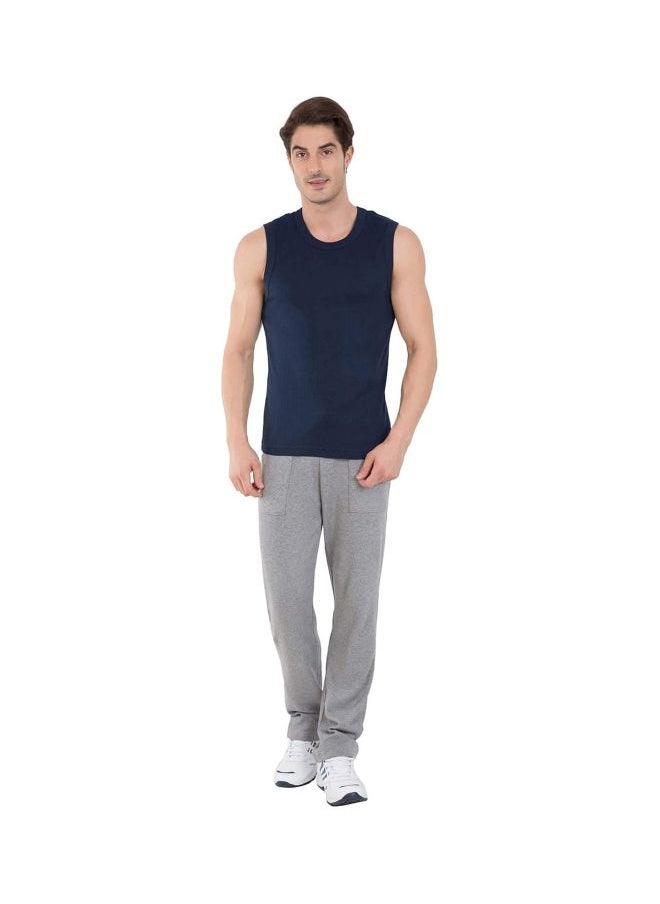 JOCKEY - Jockey 9930 Men Super Combed Cotton Rib Solid Round Neck Muscle Vest - Image 1