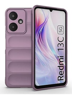Generic Liquid Silicone Case Compatible with Xiaomi Redmi 13C 5G with Camera Lens Protection 