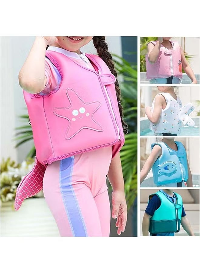 ATRJSZ Kids Swim Vest with Adjustable Strap for 20-55lbs Toddler Floaties with Shoulder Harness Arm Wings for 2-7 Years Old Life Jacket for Sea Beach Pool - Image 3